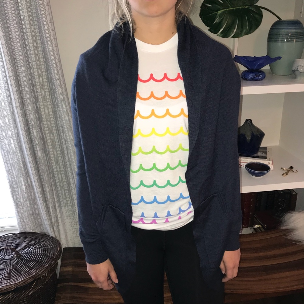 Navy lululemon wrap jacket sz 6 - Picture 2 of 3